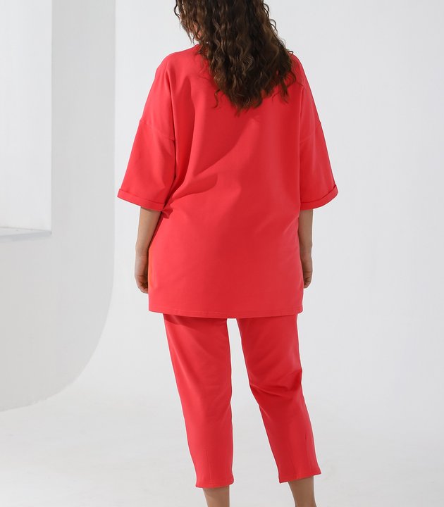 КОСТЮМ РЕЙВ-4У коралловый