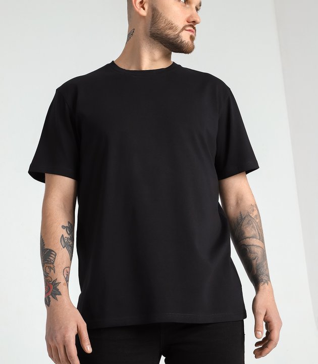 ФУФАЙКА (ФУТБОЛКА) МУЖСКАЯ КЛАБ-1У черный