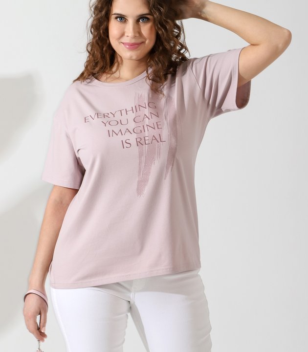 Футболка "Вавилон-4" ( Пудровый)