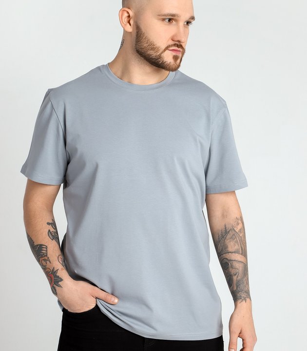 ФУФАЙКА (ФУТБОЛКА) МУЖСКАЯ КЛАБ-1У серый