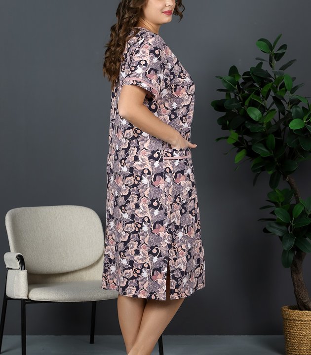 Халат Лилит-1 пудровый