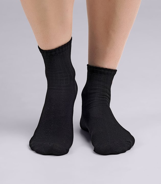 CLE Носки жен.Д648 хл+эл вышив