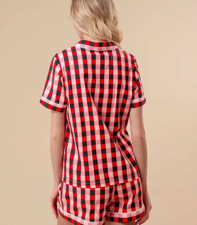 Домашний комплект в клетку 3234