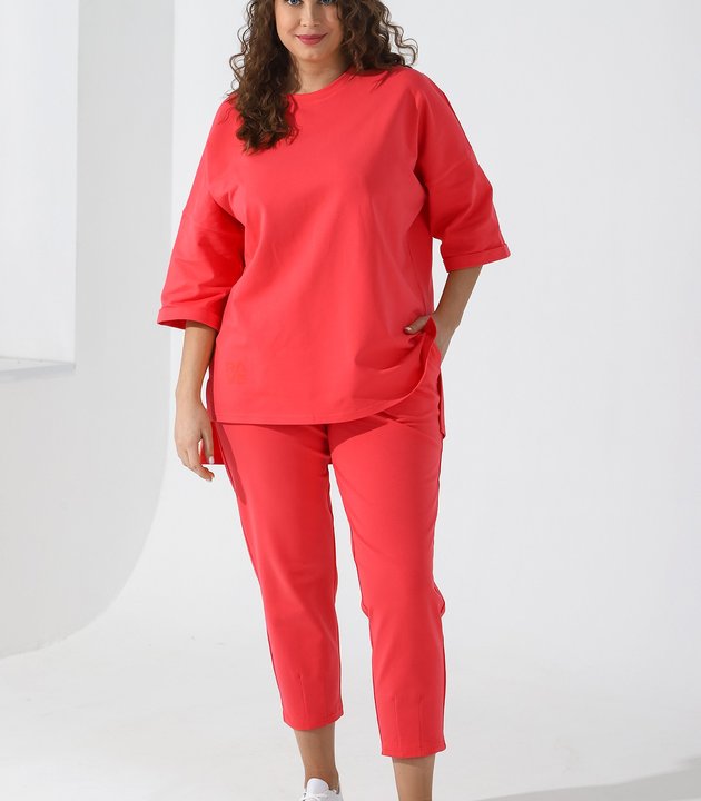 КОСТЮМ РЕЙВ-4У коралловый