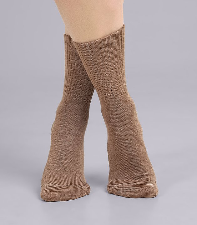 CLE Носки жен.Д2423 вискоза-акрил удлиненный