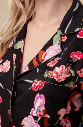 Пижама с цветочным узором