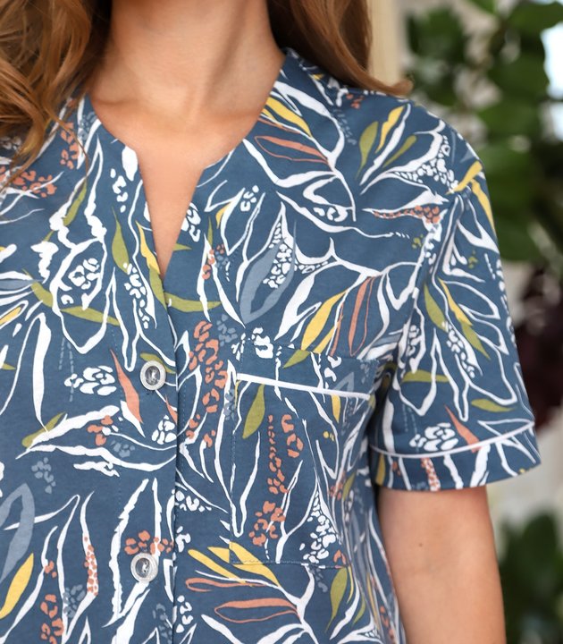 Халат "Экзотик-1" (ИНДИГО)