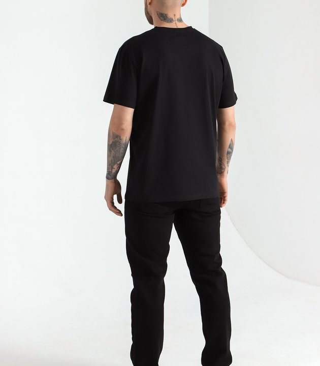 ФУФАЙКА (ФУТБОЛКА) МУЖСКАЯ КЛАБ-1У черный