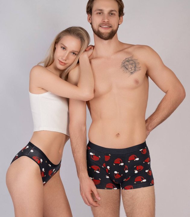 Мужские трусы боксеры "Индефини" (Арт.4047MUF)