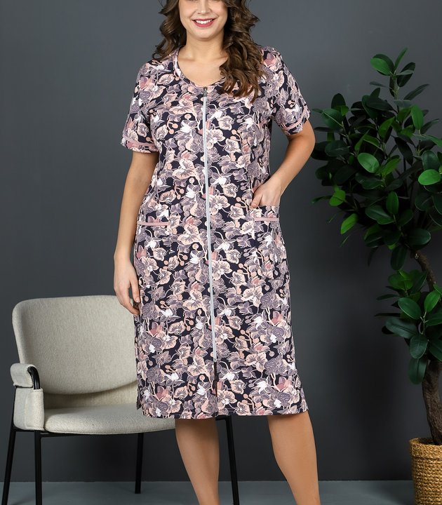 Халат Лилит-1 пудровый